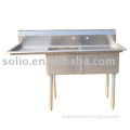 Stainless steel industrial and commerical kitchen sink